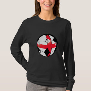 England National Flag Voetbal Fan Jersey T-shirt