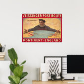 England-Nederland Ports Poster (Thuiskantoor)