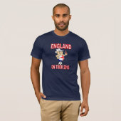 ENGLAND op tournee T-shirt (Voorkant volledig)