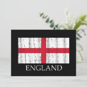 England Party Invitation Kaart (Staand voorkant)