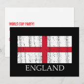 England Party Invitation Kaart (Voorkant / Achterkant)