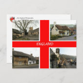 England PC - Gepersonaliseerd - Gepersonaliseerd Briefkaart (Voorkant / Achterkant)