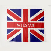 England Personalized Flag BACKDROP Wandkleed (Voorkant (horizontaal))