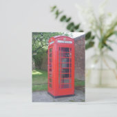 England Phonebooth Briefkaart (Staand voorkant)