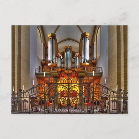 England Pipe Organ Briefkaart (Voorkant)
