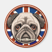 England Pug magneet (Voorkant)