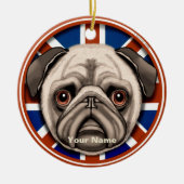 England Pug ornament (Voorkant)