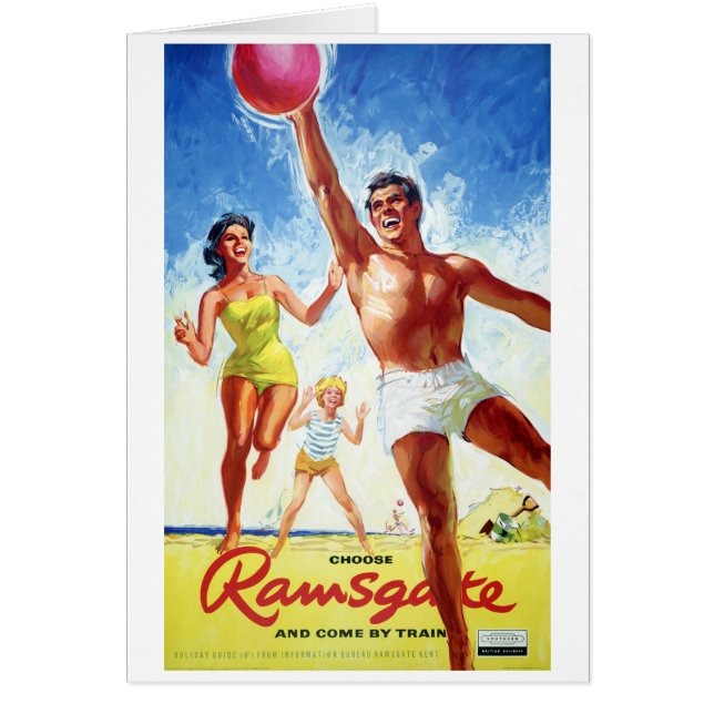 England Ramsgate Restored Vintage Travel Poster (Voorkant)