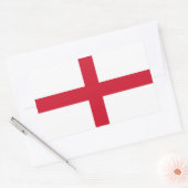 ENGLAND RECHTHOEKIGE STICKER (Envelop)