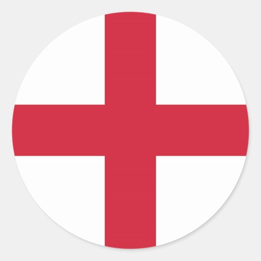 ENGLAND RONDE STICKER (Voorkant)