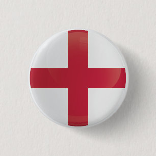 England Round Icon Flag Ronde Button 3,2 Cm