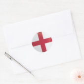 England Round Icon Flag Ronde Sticker (Envelop)