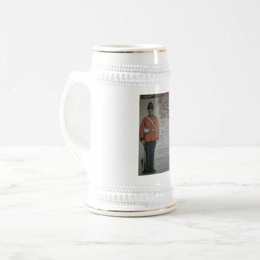 England Royal Engineers rekrutering poster 1890 Bierpul (Voorkant links)