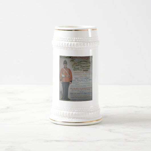 England Royal Engineers rekrutering poster 1890 Bierpul (Center)