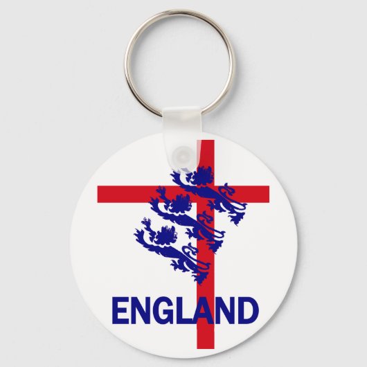 England Royal standard en St George cross Sleutelhanger (Voorkant)