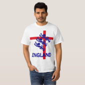 England Royal standard en St George cross T-shirt (Voorkant volledig)