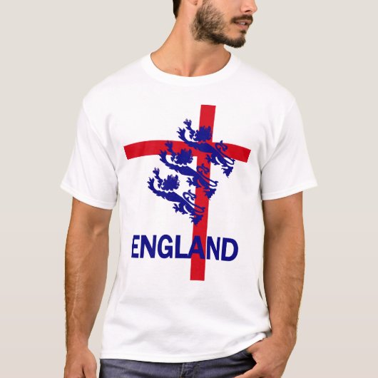 England Royal standard en St George cross T-shirt (Voorkant)