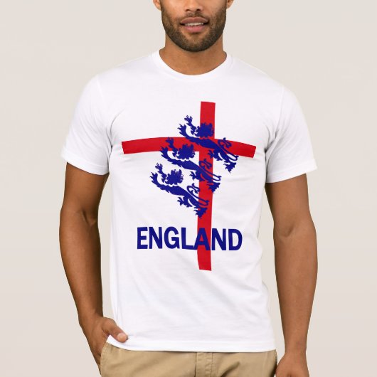 England Royal standard en St George cross T-shirt (Voorkant)
