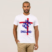 England Royal standard en St George cross T-shirt (Voorkant volledig)