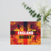 England Rugby Briefkaart (Staand voorkant)