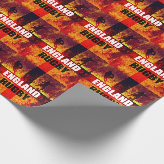 England Rugby Cadeaupapier (Hoek)