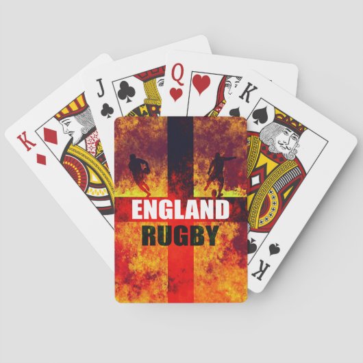 England Rugby Pokerkaarten (Achterkant)