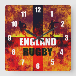 England Rugby Vierkante Klok