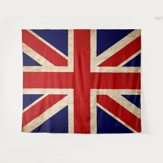 England Rustic Flag BACKDROP Wandkleed (Voorkant (horizontaal))