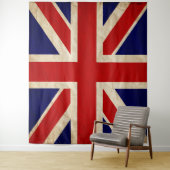 England Rustic Flag BACKDROP Wandkleed (In situ)