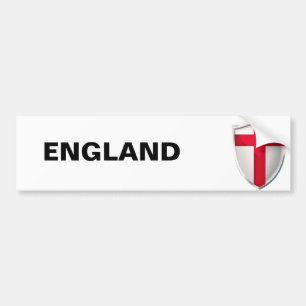 England Shield Bumpersticker