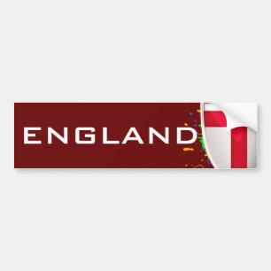 England Shield Bumpersticker