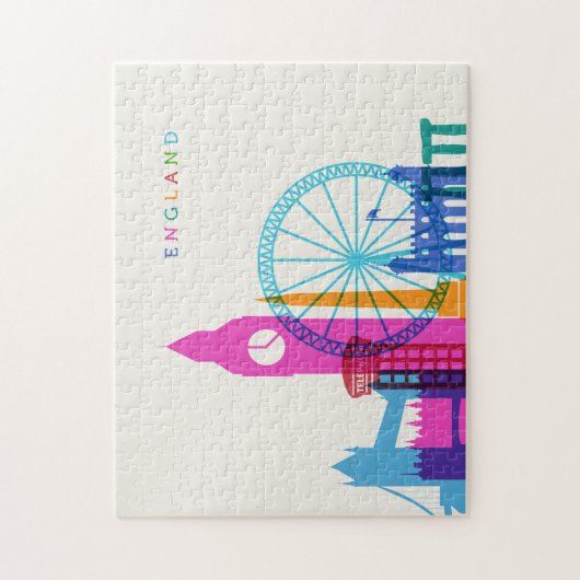 England Skyline Legpuzzel (Verticaal)