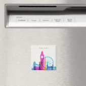 England Skyline Magneet (Insitu (Vaatwasser))