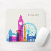 England Skyline Muismat (Met muis)