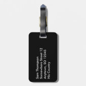 England Soccer 2016 Fan Gear Bagagelabel (Achterkant verticaal)