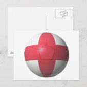 England Soccer Briefkaart (Voorkant / Achterkant)