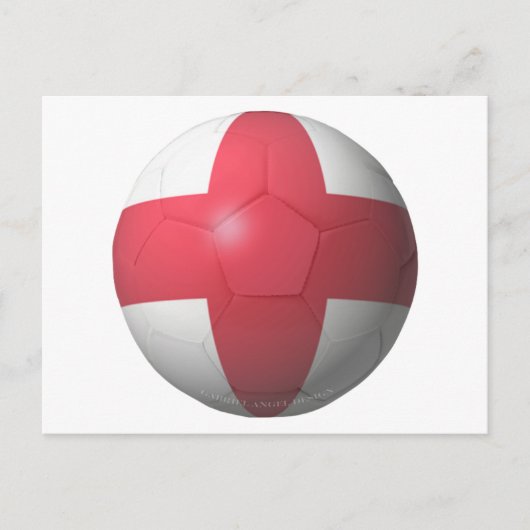 England Soccer Briefkaart (Voorkant)