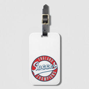England Soccer Champions logo Bagagelabel