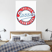 England Soccer Champions logo Canvas Afdruk (Insitu (Slaapkamer))