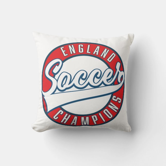 England Soccer Champions logo Kussen (Voorkant)