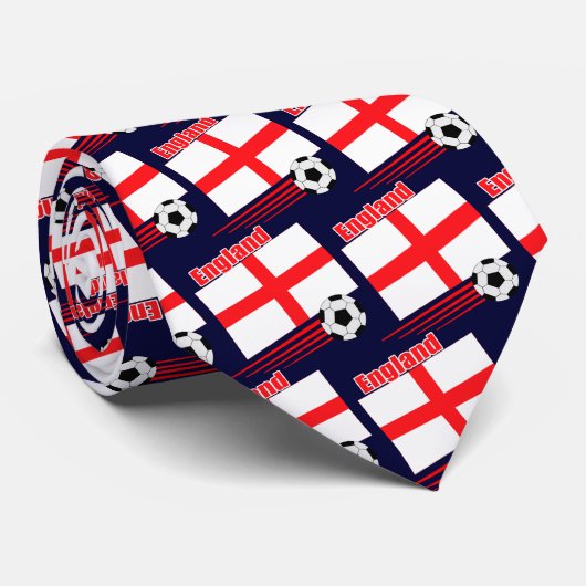 England Soccer Team Stropdas (Opgerold)