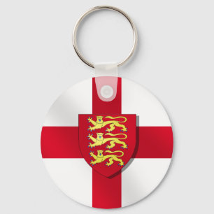 England Soccer Three Lions St. Geroge's flag gifte Sleutelhanger