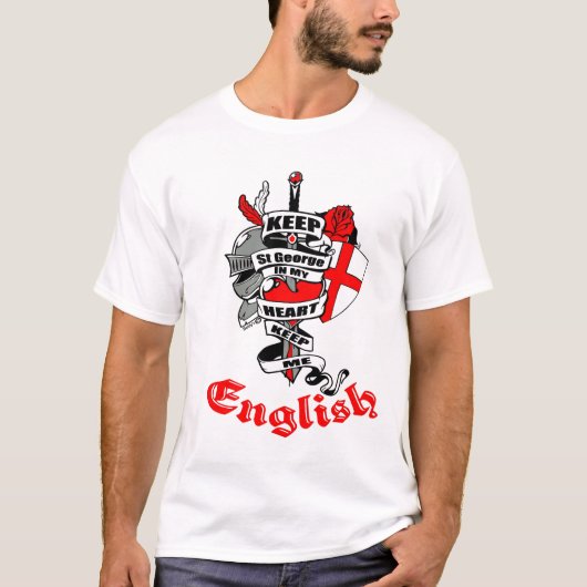 ENGLAND ST GEORGE TSHIRT (Voorkant)