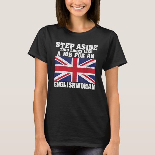England Stap opzij, dit ziet eruit als een baan vo T-shirt (Voorkant)