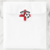 England Support's Football Vierkante Sticker (Tas)
