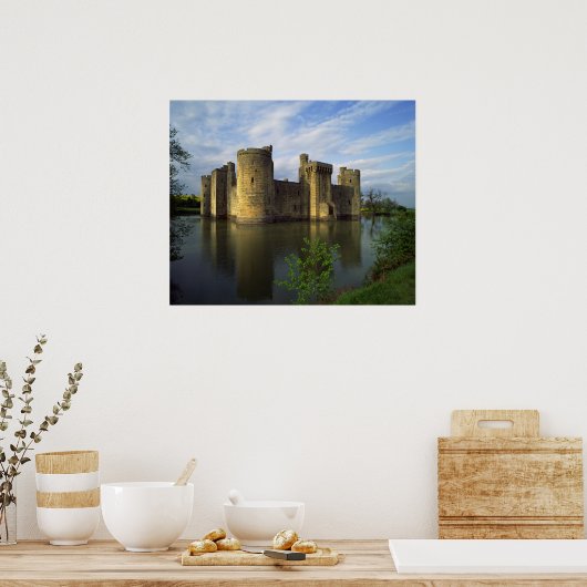 England, Sussex, Bodiam Castle Poster (Keuken)