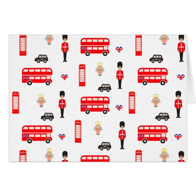 England Symbols Patroon (Voorkant Horizontaal)