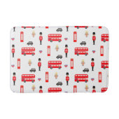 England Symbols Patroon Badmat (Voorkant)