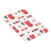 England Symbols Patroon Magneet (Rechterzijde)