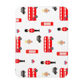 England Symbols Patroon Magneet (Verticaal)